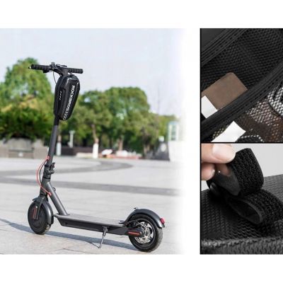 4. Rockbros B62-1 Fahrradtasche für Lenker oder Rahmen 3L - Schwarz