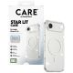 4. CARE by PanzerGlass Flagship Urban Explorer Case mit weißem MagSafe für iPhone Air – Klarer Glitzer