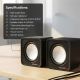 13. AUDIOCORE AC870B Computerlautsprecher-Set (2.0; schwarz)
