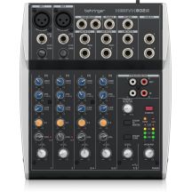 Behringer 802S – Kompakter 8-Kanal-Analogmixer mit USB-Schnittstelle, speziell entwickelt für Podcasting, Streaming und Heimaufnahmen