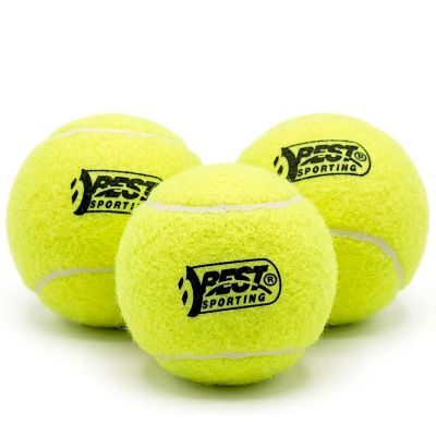 2. Tennisball-Set, 3-teilig, beste Sportqualität