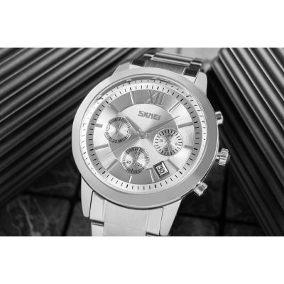 6. Skmei 9097SI Herrenuhr + Box