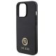 6. Guess Strass Metal Logo iPhone 13 Pro 6.1" Hülle - Schwarz