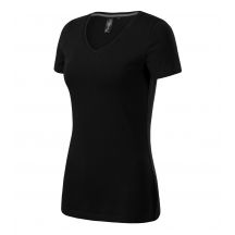 Malfini Action V-Ausschnitt T-Shirt W MLI-70101 schwarz