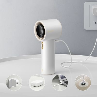 9. Jisulife Handventilator Pro1 3600 mAh FA53 (ABS) Mini-Gebläse, tragbarer USB-Ventilator – Weiß