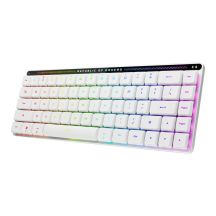 Gaming-Tastatur USB + Funk + Bluetooth QWERTZ Weiß ASUS ROG Falchion RX Low Profile