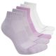 3. Skechers 5er-Pack Unisex 1/2 Frottee Viertelrund-Sneaker S602095-501 Lila 35-38