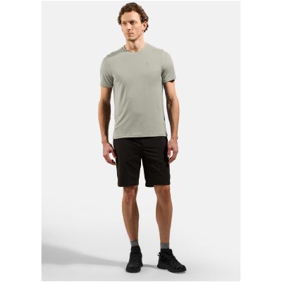 5. Herren-T-Shirt Odlo F-DRY Rundhals kurzarm, grau