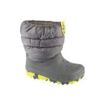 Crocs Classic Neo Puff Boot Kinder 207275-0DA Grau 29/30