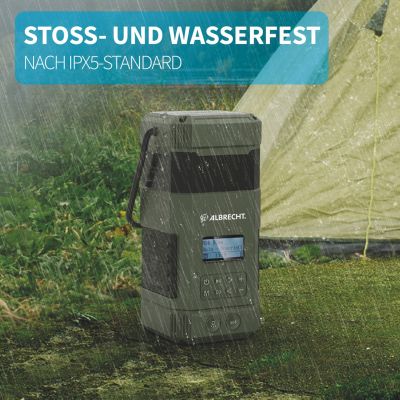 3. Albrecht DR 114 DAB Batteriebetriebene Campinglaterne USB-Anschluss