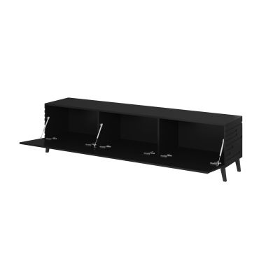 2. NOVA TV-Schrank 186x40x48 schwarz matt