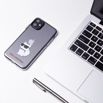 8. Karl Lagerfeld Ikonik Choupette Hülle für iPhone 11 / Xr - Transparent