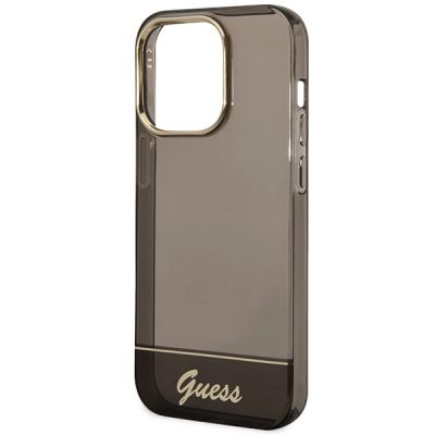 6. Guess GUHCP14LHGCOK iPhone 14 Pro 6.1 "schwarz / schwarz Hardcase Durchscheinend
