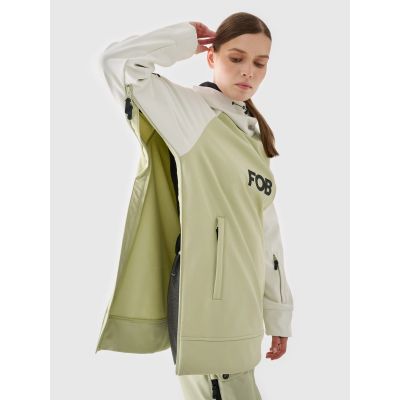 5. Softshell-Snowboardjacke für Damen mit 5000er Membran 4F 4FWAW24TSOFF289-44S