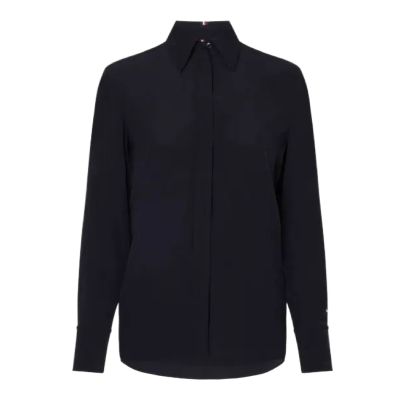 5. Tommy Hilfiger Viskose-Crêpe-Bluse Ls W WW0WW32274