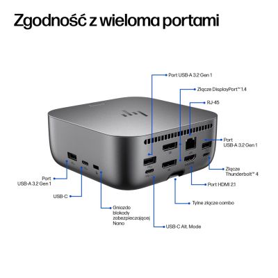 84. HP Thunderbolt 4 Ultra 280W G6 Dock