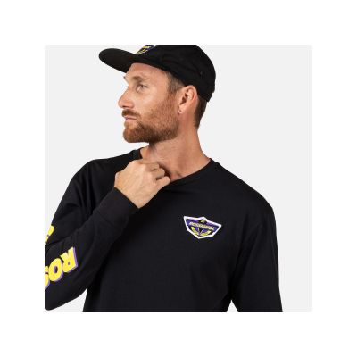 6. ROSSIGNOL SUPER LS TEE Unisex Schwarz