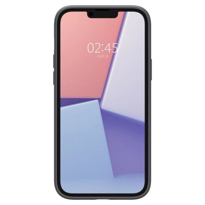 4. Spigen Silicone Fit Mag Hülle mit MagSafe für iPhone 14 Plus – Schwarz