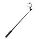 2. Selfie Stick WC12YDS Teleskopstativ 1,3 m aus Aluminiumlegierung mit Dual-Licht und Telefonhalter – Schwarz