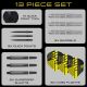 6. Harrows NX-90 Parallel QP 90 % Steeltip-Darts