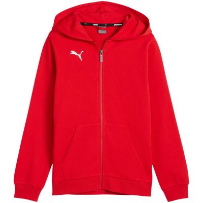 3. Puma teamGoal Casuals Kapuzen-Sweatshirt für Kinder rot 658596 01