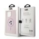 8. Karl Lagerfeld Silikon Karl&Choupette Ring MagSafe Case für iPhone 15 Pro Max - Pink