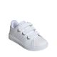 2. adidas Advantage Base 2.0 Kinderschuhe weiß IE9020
