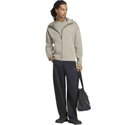 6. adidas ZNE Sweatshirt mit durchgehendem Reißverschluss für Herren, Grün KF3834