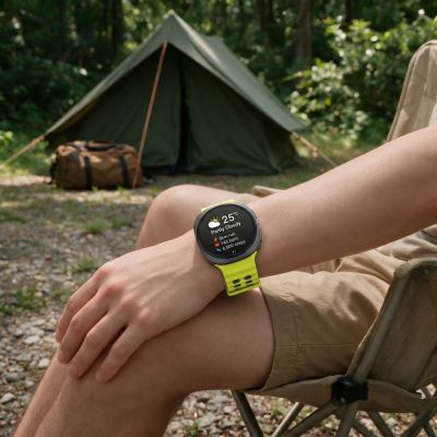4. Tech-Protect Iconband Pro für Samsung Galaxy Watch Ultra 47 mm – Limettengrau