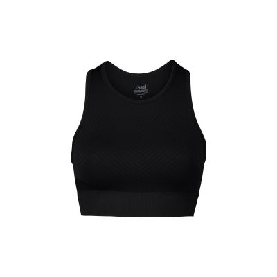 7. CASALL Essential Block Seamless Sport Top Schwarz
