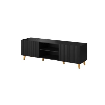 10. TV-Schrank PAFOS 150x40x52 schwarz matt