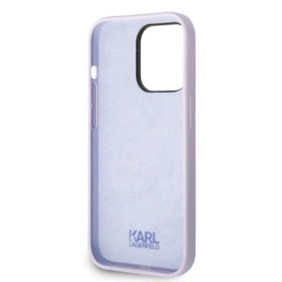 7. Karl Lagerfeld KLHCP14LSNIKBCU iPhone 14 Pro Hülle - Lila