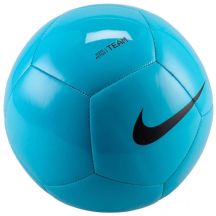 NIKE PITCH BLUE FURY/SCHWARZER FUSSBALL GRÖSSE 5