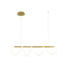 LED-Pendelleuchte TIGRIS LONG 4000K GOLD