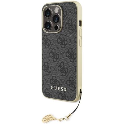2. Guess GUHCP15LGF4GGR iPhone 15 Pro 6,1" grau/graues Hardcase 4G Charms Collection