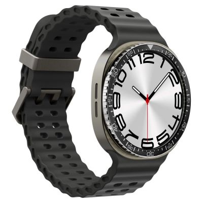 6. Spigen Bezel Tune Diver Cover für Samsung Galaxy Watch 8 44mm - Schwarz