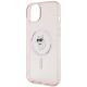 6. Karl Lagerfeld IML Choupette MagSafe Hülle für iPhone 15 Plus – Rosa