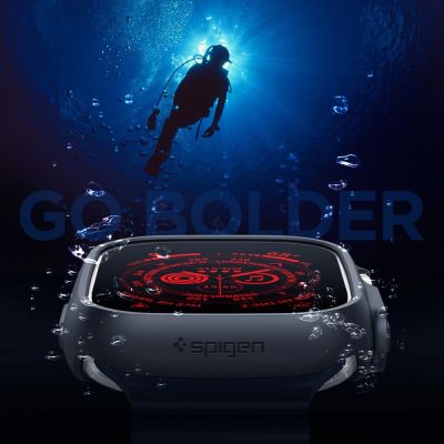 12. Spigen Thin Fit Gehäuse für Apple Watch Ultra (49 mm) – Schwarz