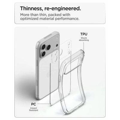 7. Spigen Ultra Hybrid Hülle für iPhone 18 Pro Max / 17 Pro Max – Transparent