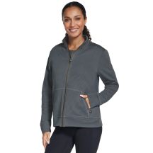 Skechers Go Walk Everywhere Full Zip Hoodless W3JA261-GNBK Grün L