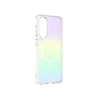4. AmazingThing Minimal Mag Case mit Magnetring für Samsung Galaxy S25 Edge - Schillernd
