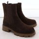 13. Braune Damen-Lederstiefeletten Chelsea-Boots Sergio Leone TR25733-S