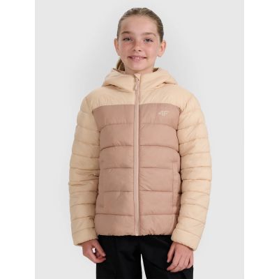 Mädchen-Daunenjacke mit Synthetikfüllung 4F 4FJRAW25TDJAF0771-83S
