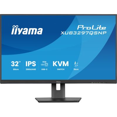 14. IIYAMA Monitor 80,0 cm (32,0") XUB3297QSNP-B1 16:9 2x HDMI+DP+USB-C