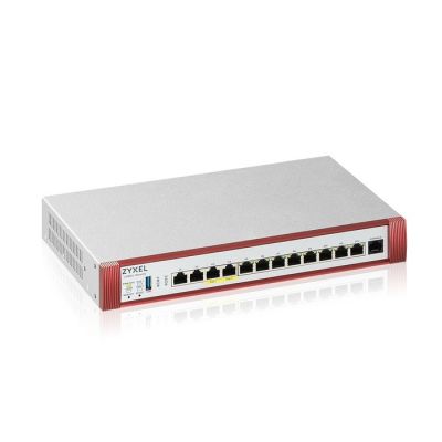 Zyxel USGFLEX500H Firewall-Bundle (+1 Jahr Gold-Sicherheitspaket) 12x WAN/LAN SPI Firewall: 10000 Mbit/s max. IPsec VPN: 300