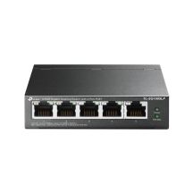 TP-Link TL-SG1005LP Netzwerkkarte, unmanaged Gigabit Ethernet (10/100/1000) mit PoE-Unterstützung, Schwarz