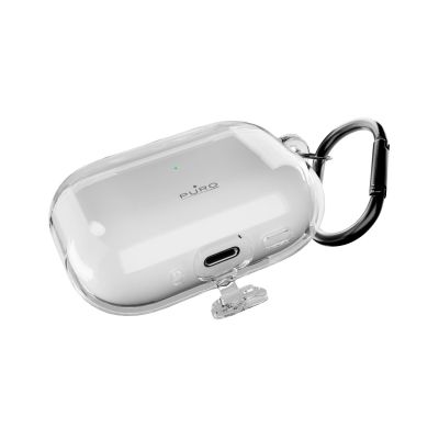 4. Puro 0.3 Nude Hülle für AirPods Pro 3 – Transparent