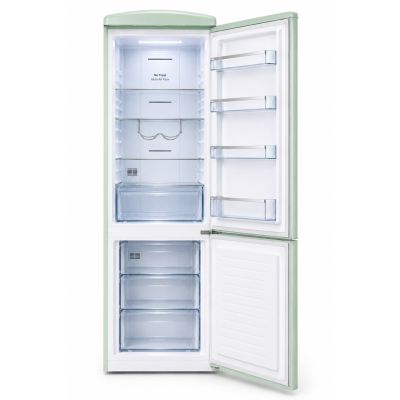 2. Ravanson LKK-315RM Retro-Kühlschrank 597 mm x 707 mm x 1943 mm | 315 l | No Frost | Energieeffizienzklasse E | Mint