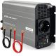 Qoltec MS Wave Spannungswandler | 12 V auf 230 V | 1000/2000 W | USB | Kompatibel mit LiFePO4-, GEL- und AGM-Akkus