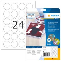 HERMA Sicherheitsetiketten für 40 mm Rundfolien 600 St.